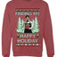 Finding My Happy Holiday, Unisex Ugly Christmas Sweater, Crewneck Sweatshirts