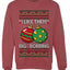 Big and Bobbing, Funny Unisex Ugly Christmas Sweater Crewneck Sweatshirts