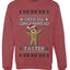 Official Gingerbread Taster, Unisex Ugly Christmas Crewneck Sweatshirts