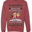 Redacted Naughty List Access Denied, Unisex Ugly Christmas Sweater Crewneck Sweatshirts