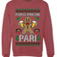 Puro Pinche Pari,Unisex Ugly Christmas Sweater, Crewneck Sweatshirts