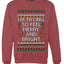I'm Trying To Feel Merry And Bright, Unisex Ugly Christmas Sweater, Crewneck Sweatshirts