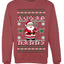 Sugar Daddy Santa, Unisex Ugly Christmas Sweater Crewneck Sweatshirts