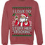 I Love To Stuff Her Stocking, Unisex Ugly Christmas Sweater, Crewneck Sweatshirts