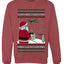 Santa Drone Show Reindeer, Unisex Ugly Christmas Sweater Crewneck Sweatshirts
