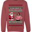 Oh Snap, No Milk And Cookies, They Took my Stamps, Unisex Ugly Christmas Sweater Crewneck Sweatshirts