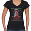 Nakatomi Plaza Christmas Party 1988 Ugly Christmas Sweater Women’s Standard V-Neck Tee