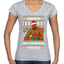 I have a Big package Meme Barry Wood  Ugly Christmas Sweater Women’s Standard V-Neck Tee