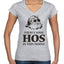 Theres some Hos in this House Ugly Christmas Sweater Women’s Standard V-Neck Tee