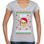 RIP Notorious RBG Ruth Bader Ginsburg Ugly Christmas Sweater Women’s Standard V-Neck Tee