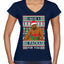 I have a Big package Meme Barry Wood  Ugly Christmas Sweater Women’s Standard V-Neck Tee