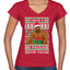 I have a Big package Meme Barry Wood  Ugly Christmas Sweater Women’s Standard V-Neck Tee