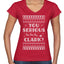 You Serious Clark Christmas Vacation Movie Ugly Christmas Sweater Women’s Standard V-Neck Tee