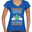 Merry Christmas Bitches Ugly Christmas Sweater Women’s Standard V-Neck Tee