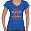 Die Hard is a Christmas Movie Christmas Women’s Standard V-Neck Tee