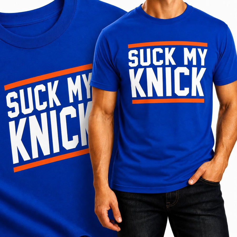 Wild Bobby Suck My Knick Funny New York Basketball Fan T-Shirt