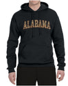 Alabama Camo Fill Orange Outline Sweater, Unisex Hoodie Sweatshirt