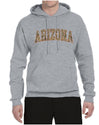 Arizona  Camo Fill Orange Outline Sweater, Unisex Hoodie Sweatshirt