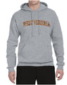 West Virginia  Camo Fill Orange Outline Sweater, Unisex Hoodie Sweatshirt