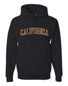 California  Camo Fill Orange Outline Sweater, Unisex Hoodie Sweatshirt