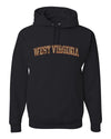 West Virginia  Camo Fill Orange Outline Sweater, Unisex Hoodie Sweatshirt