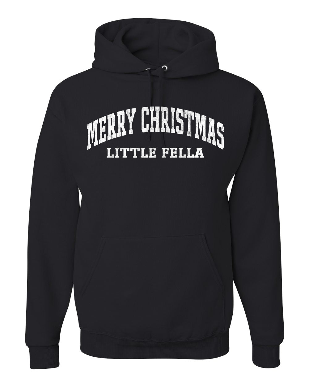 Vintage Movie Quote Merry Christmas Little Fella Christmas Unisex Hoodie Sweatshirt