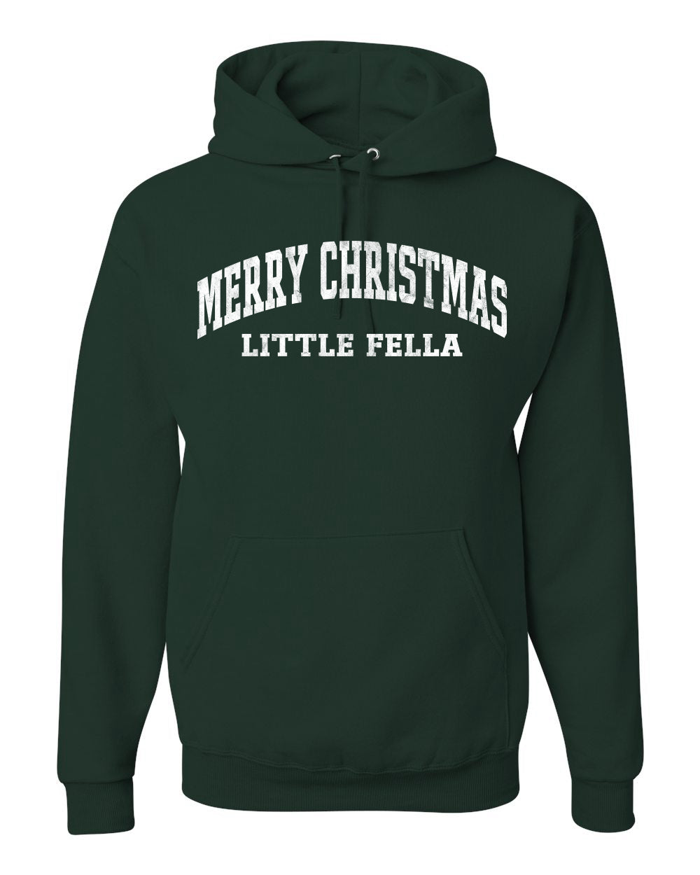 Vintage Movie Quote Merry Christmas Little Fella Christmas Unisex Hoodie Sweatshirt
