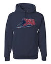 USA Winter Team Sports Fan Collection | USA Skier Sweater, Unisex Hoodie Sweatshirt