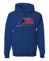 USA Winter Team Sports Fan Collection | USA Skier Sweater, Unisex Hoodie Sweatshirt