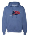 USA Winter Team Sports Fan Collection | USA Skier Sweater, Unisex Hoodie Sweatshirt
