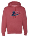 USA Winter Team Sports Fan Collection | USA Skier Sweater, Unisex Hoodie Sweatshirt
