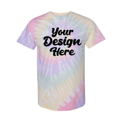 200MS | Unisex Multi-Color Spiral Tie-Dyed T-Shirt