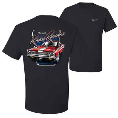 Vintage 1969 Plymouth Roadrunner Classic Logo Front & Back Cars and Trucks men Graphic T-Shirt