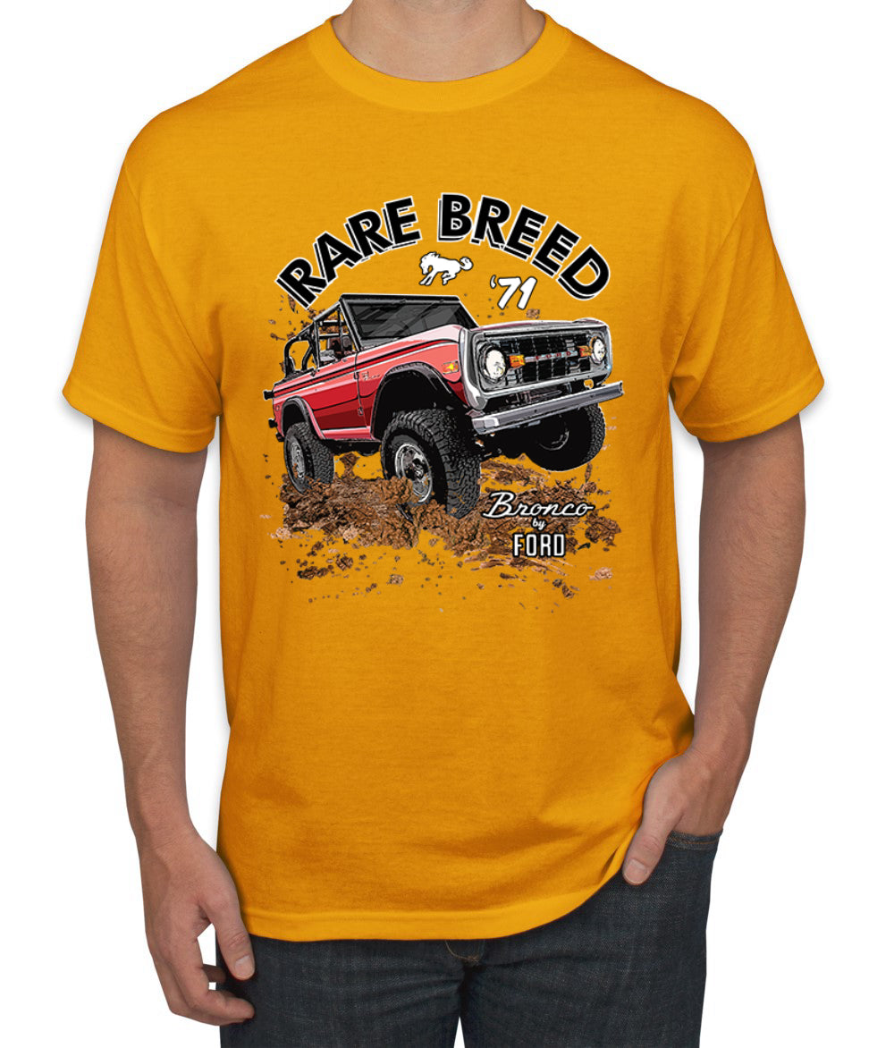 Ford Rare Breed 71 Bronco Truck Classic Cars and Trucks men Graphic T-Shirt