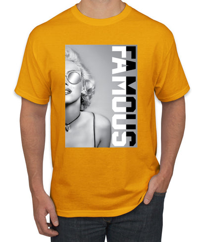 Marilyn Famous Savage Rockstar Streetwear men Graphic T-Shirt