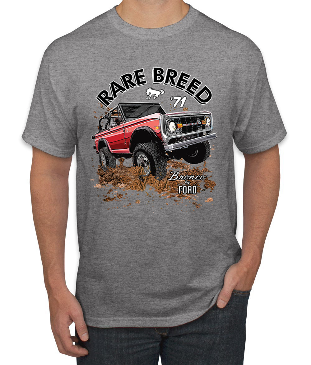 Ford Rare Breed 71 Bronco Truck Classic Cars and Trucks men Graphic T-Shirt