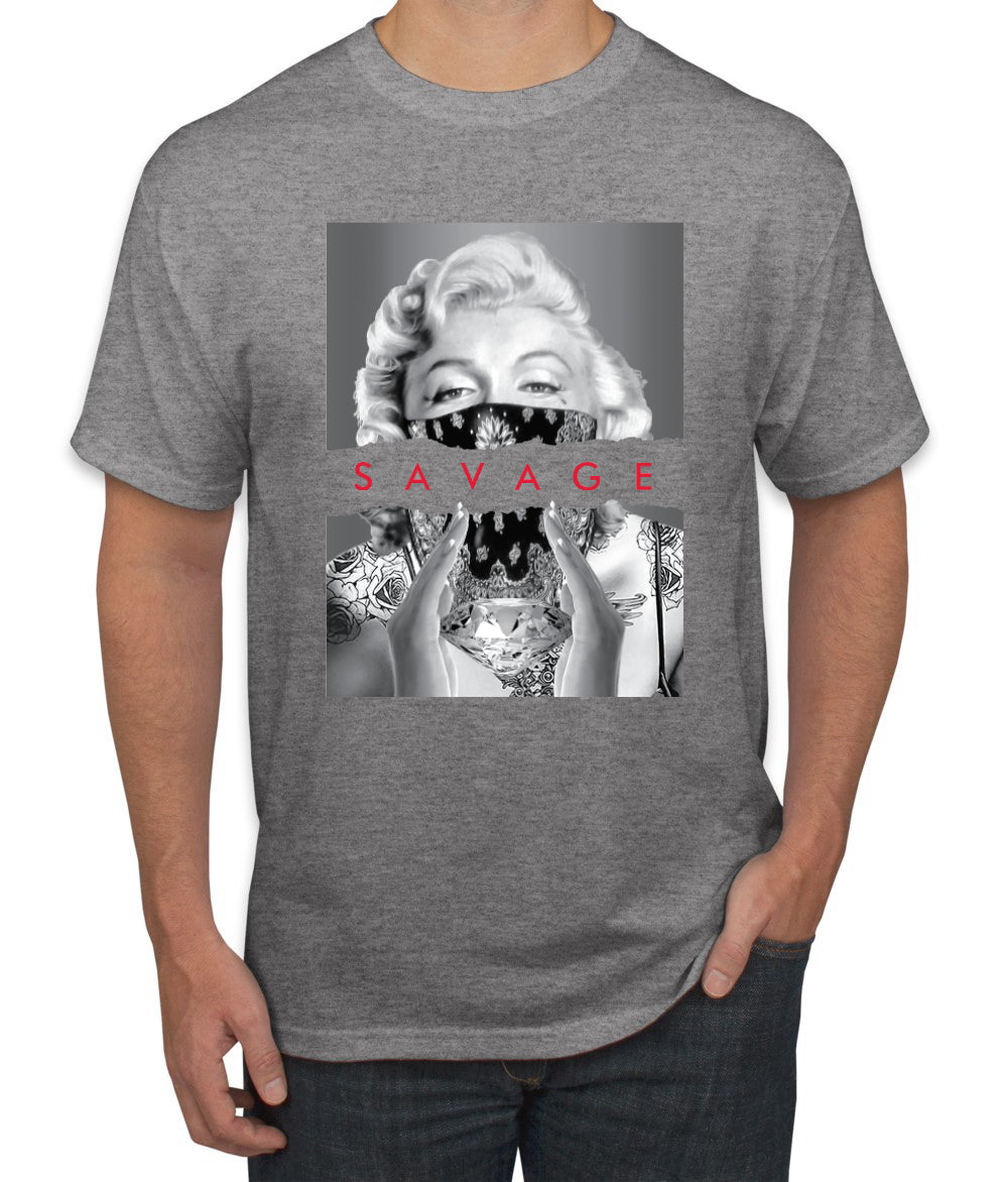 Marilyn Savage Bandana Streetwear men Graphic T-Shirt