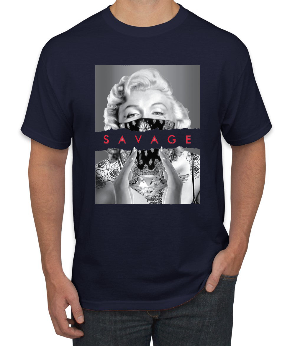 Marilyn Savage Bandana Streetwear men Graphic T-Shirt