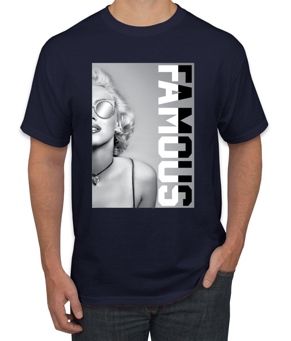 Marilyn Famous Savage Rockstar Streetwear men Graphic T-Shirt