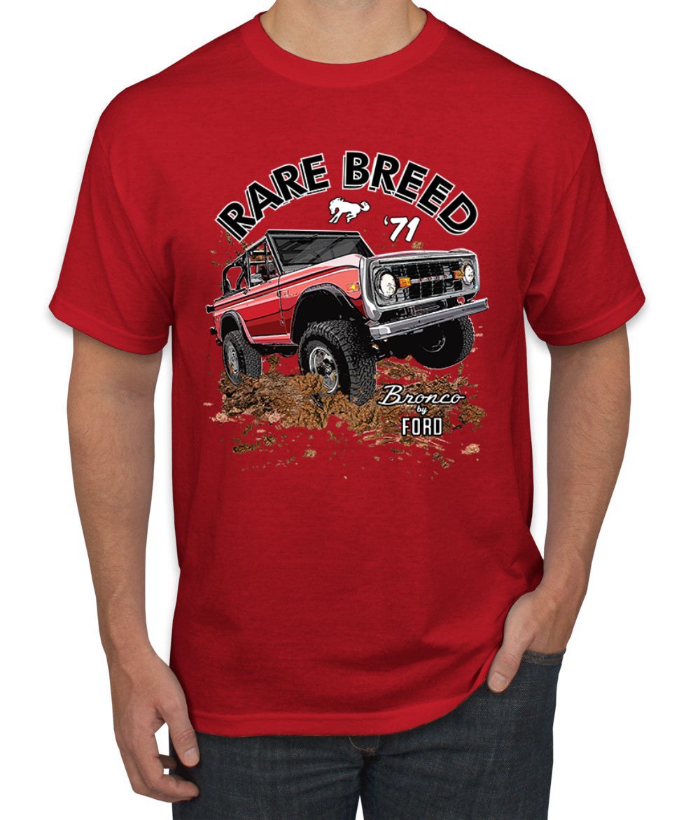 Ford Rare Breed 71 Bronco Truck Classic Cars and Trucks men Graphic T-Shirt
