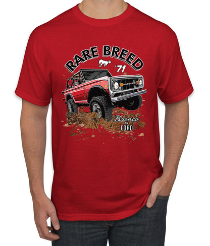 Ford Rare Breed 71 Bronco Truck Classic Cars and Trucks men Graphic T-Shirt