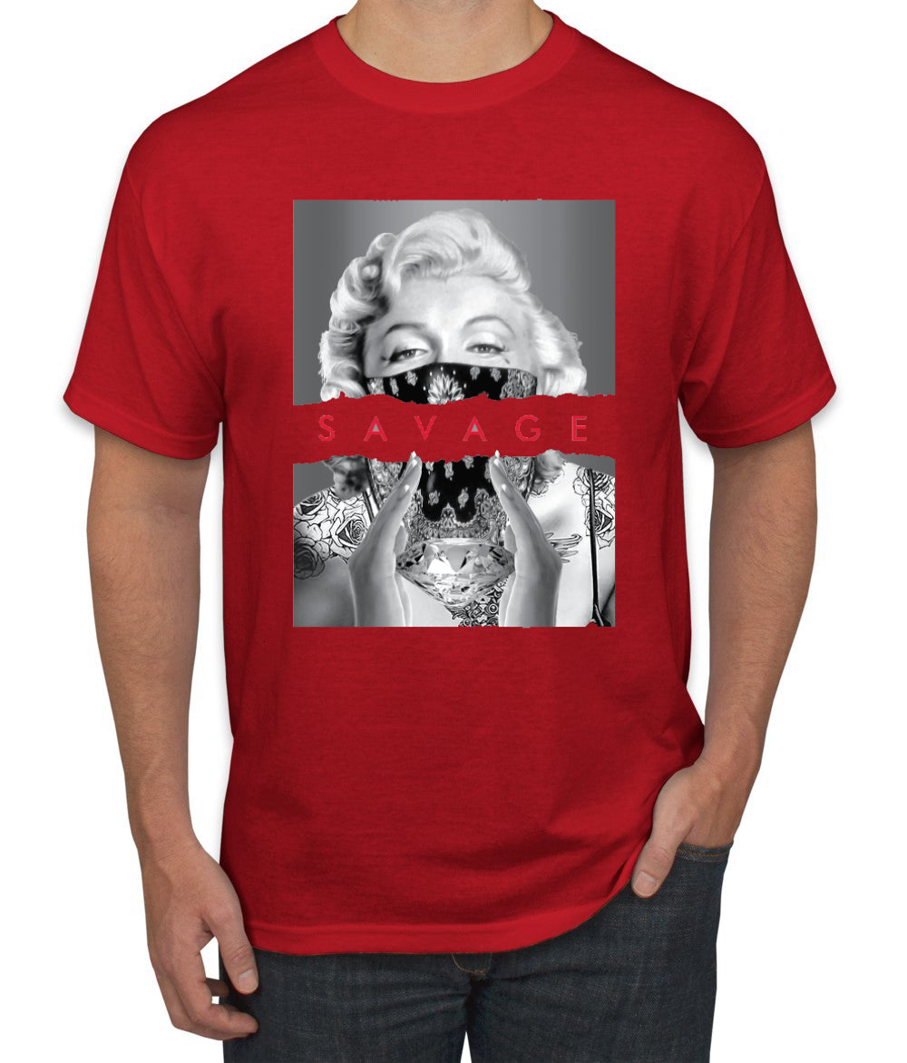 Marilyn Savage Bandana Streetwear men Graphic T-Shirt