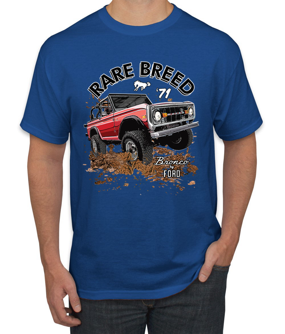 Ford Rare Breed 71 Bronco Truck Classic Cars and Trucks men Graphic T-Shirt