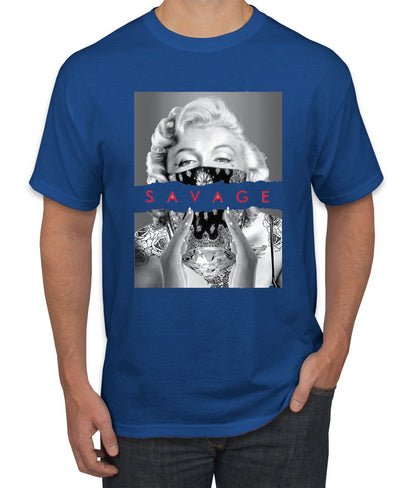 Marilyn Savage Bandana Streetwear men Graphic T-Shirt