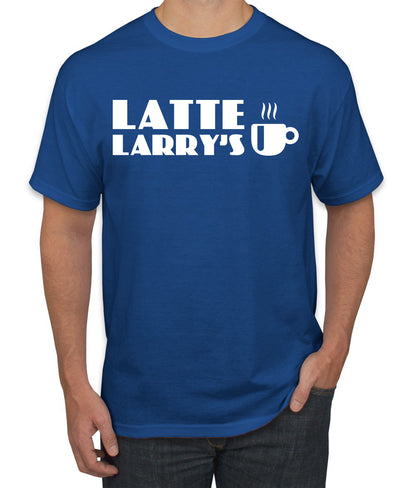 Latte Larry's California Coffee Shop Logo Pop Culture men Graphic T-Shirt