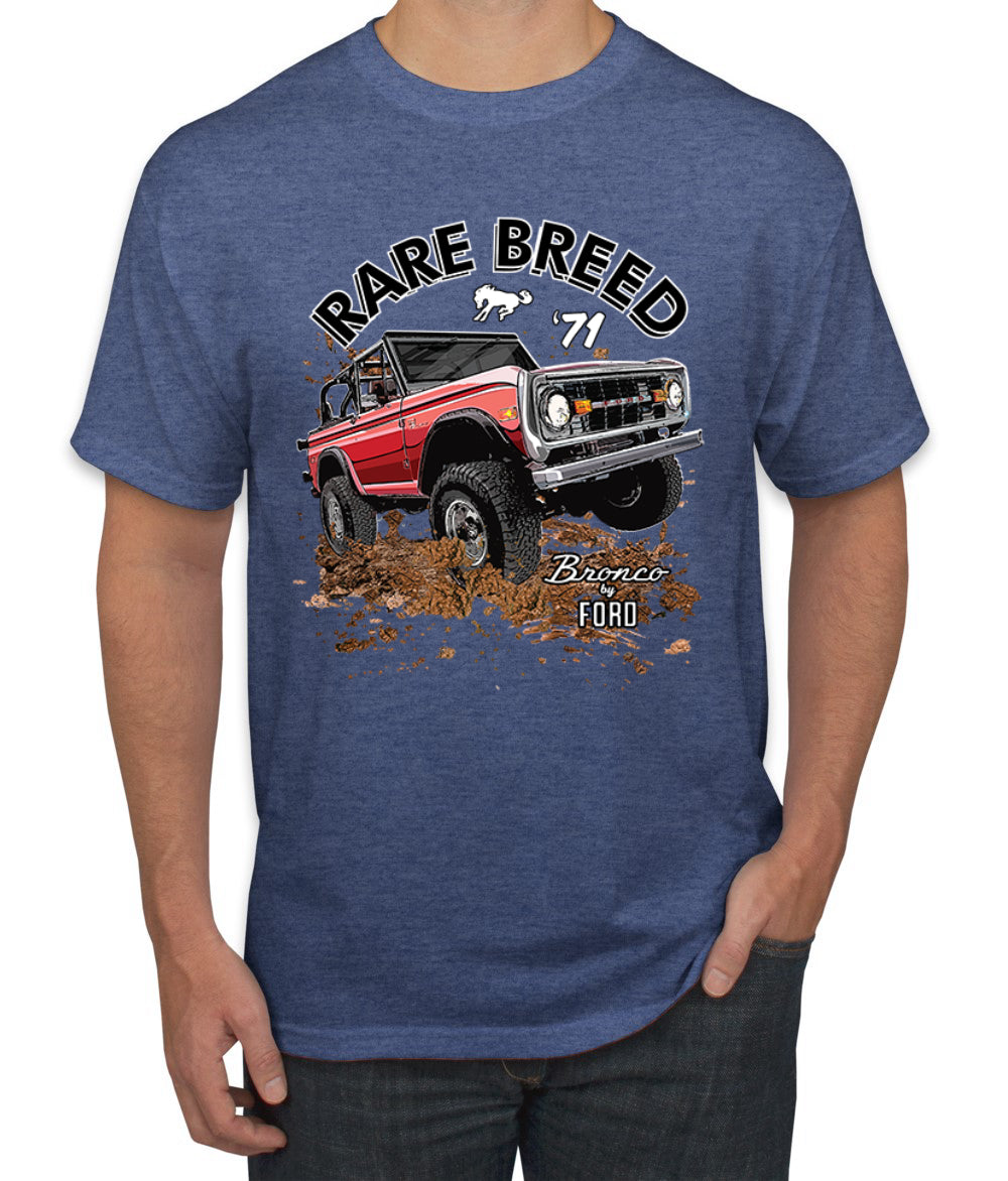 Ford Rare Breed 71 Bronco Truck Classic Cars and Trucks men Graphic T-Shirt