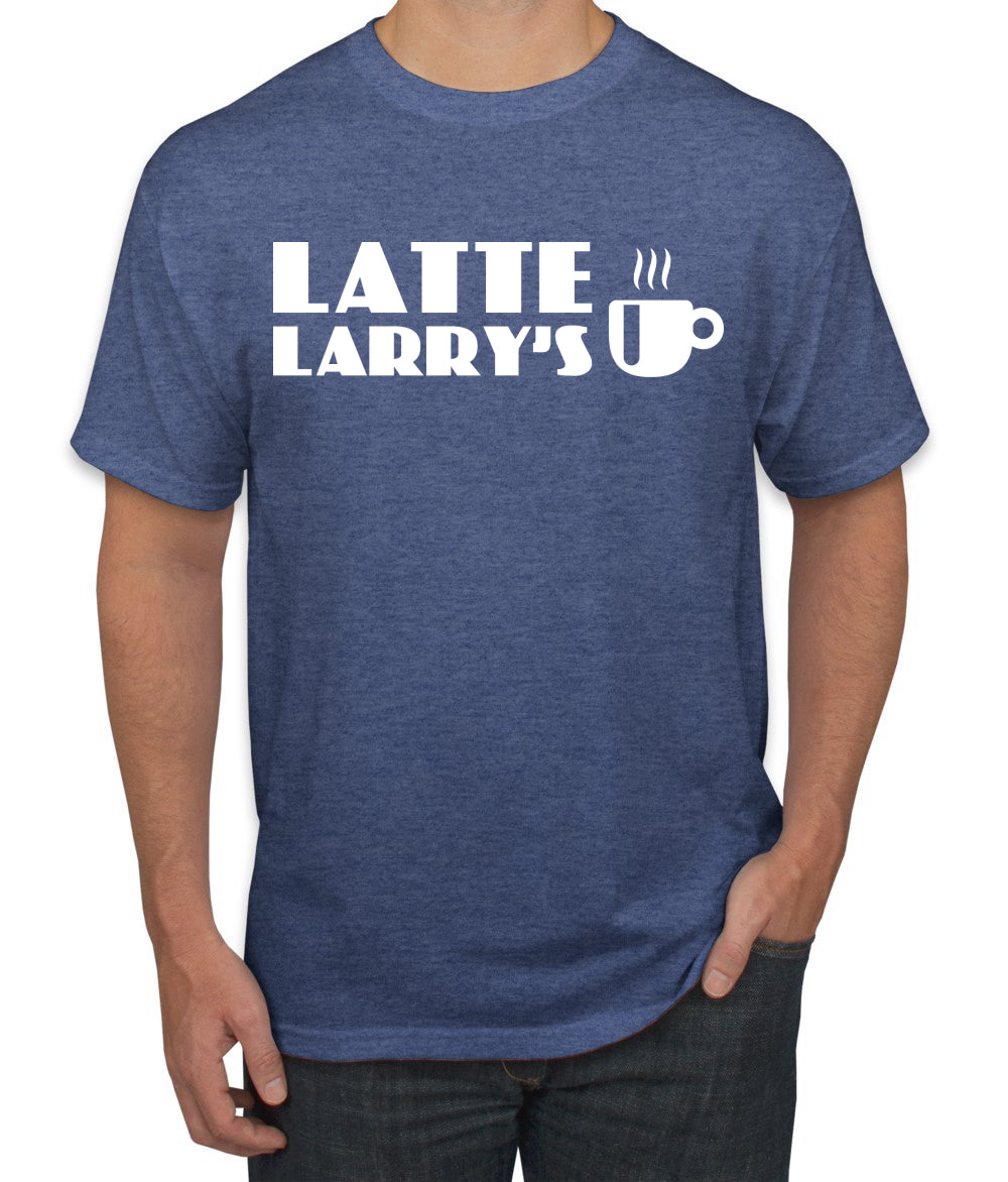 Latte Larry's California Coffee Shop Logo Pop Culture men Graphic T-Shirt