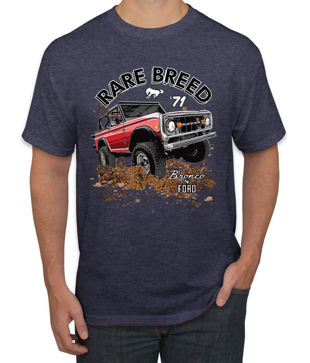 Ford Rare Breed 71 Bronco Truck Classic Cars and Trucks men Graphic T-Shirt