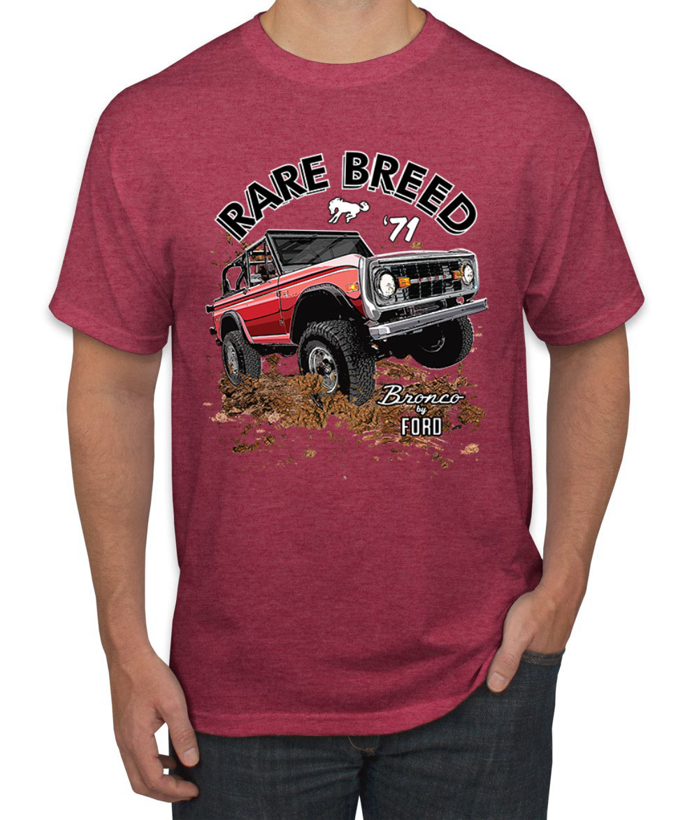 Ford Rare Breed 71 Bronco Truck Classic Cars and Trucks men Graphic T-Shirt