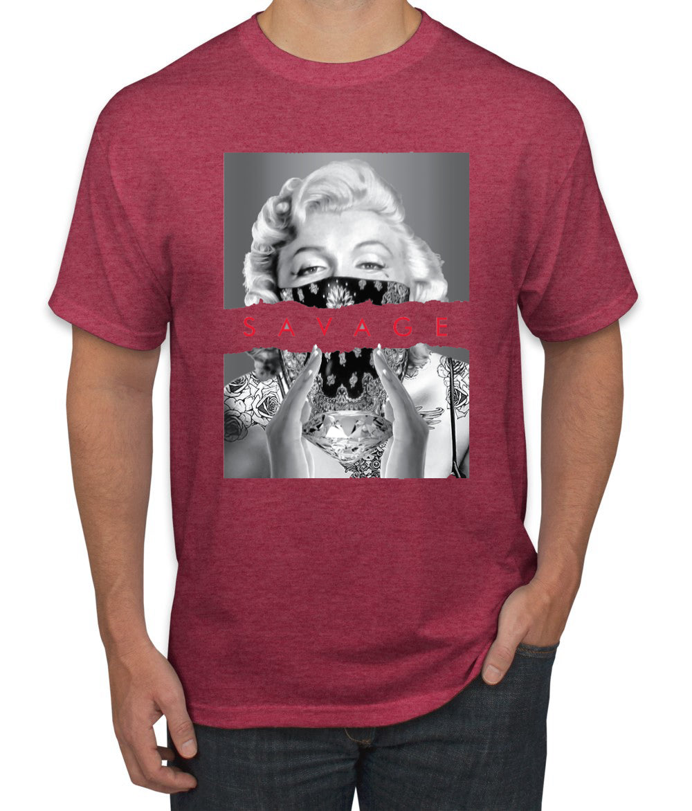 Marilyn Savage Bandana Streetwear men Graphic T-Shirt
